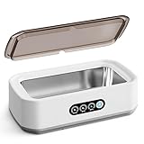 Ultrasonic Cleaner Machine, 48 kHz Ultrasonic Jewellery Cleaner with 3 Modes, 650ml Large Capacity for 360° Deep Cleaning, Suitable for Ultrasonic Cleaning of Glasses, Jewelry, Dentures