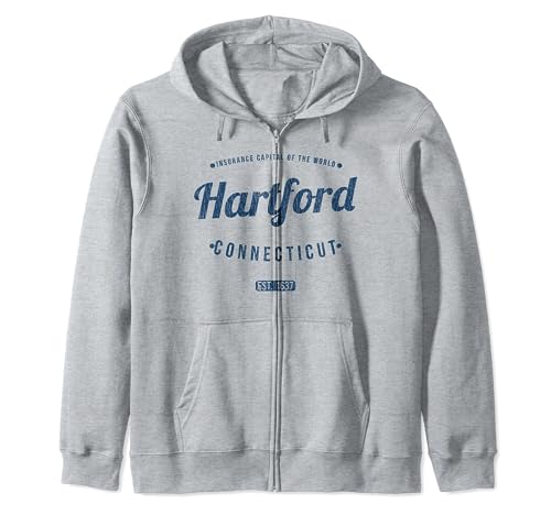 Recuerdo retro vintage de Hartford Connecticut CT Hartford Sudadera con Capucha