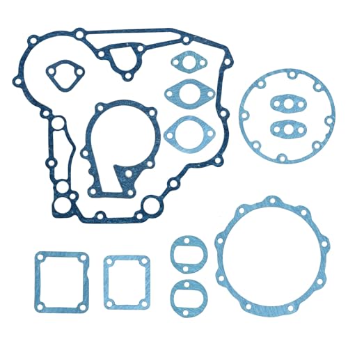 Image of 1E043-99350 D1105 Gasket Kit Cylinder Head EX-Manifold Water Flange Gasket Compatible with Kubota D1105T Engine B2410HSDB Tractor FZ2400 Front Mower Replaces 16226-99364 4183637
