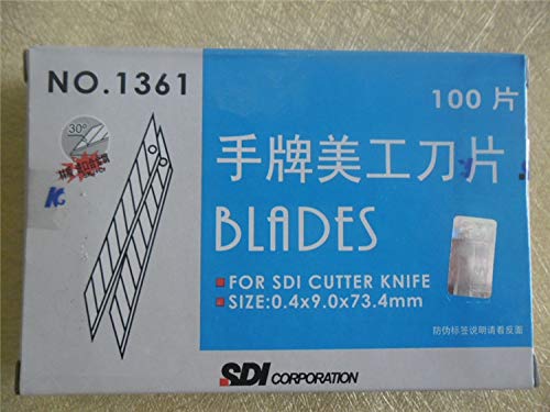 Homely SDI 1361 9 mm 30 Degrees High-carbon Steel Spare for Utility Blades -100 Pieces (B07P9JNDX2) Amazon Price History, Amazon Price Tracker
