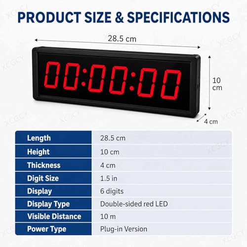 Reloj de Carrera con Trípode y Temporizador Led Rojo miniatura 7