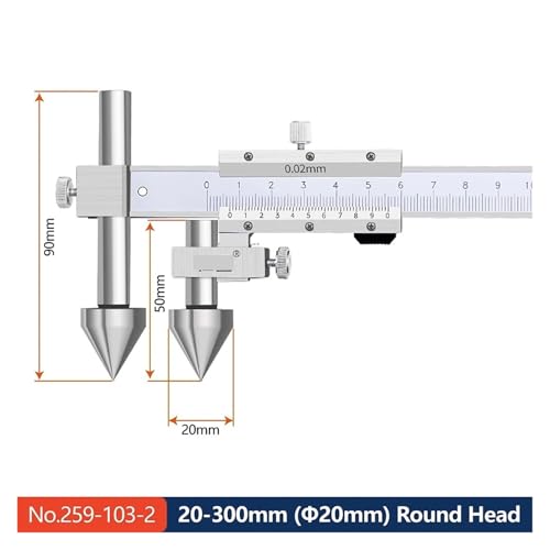 Calibrador Vernier Mecánico 150mm acero inoxidable miniatura 2