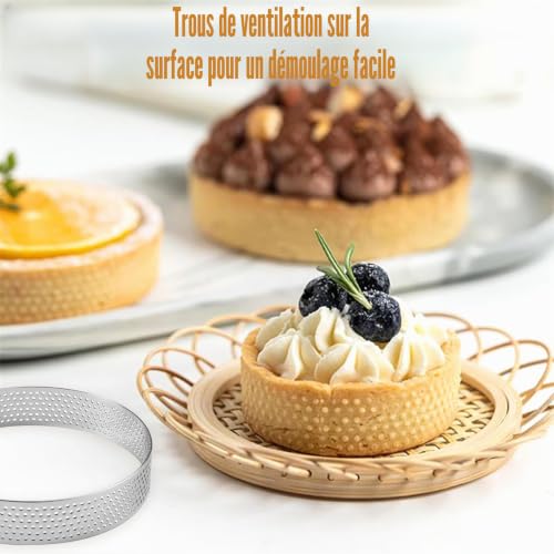 Orixo 3 Pièces Cercle Tarte Perforé Ø 10/15/20 cm – vue 4