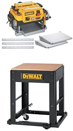 DEWALT DW735X 13" Two-Speed Planer Package with DW7350 Planer Stand with Integrated Mobile Base