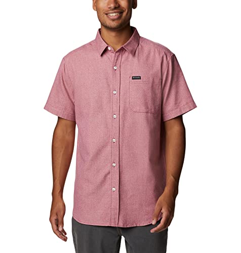 Camisa Rapid Rivers Columbia para hombre de manga corta estampada