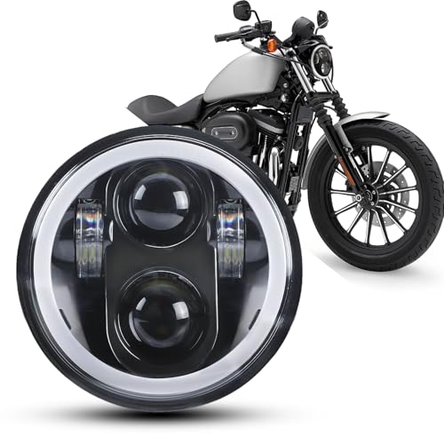 Amazon | bamotoop 5.75インチ LEDヘッドライト 車検対応 Hi/Lo