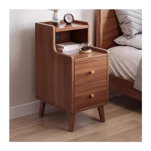 Mesita de noche estilo chino con gran almacenamiento pequeño para organizar el hogar 3