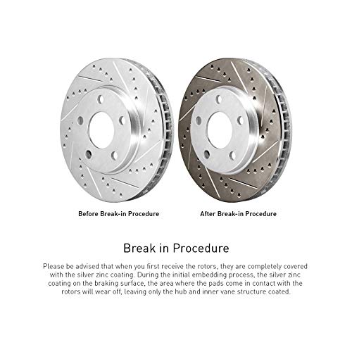 Image of R1 Concepts Front and Rear Drilled Slotted Brake Rotors| Sensor Included| Ceramic Brake Pads and Rotors Kit| Fits 2009-2010 BMW 335d, 2007-2010 BMW 335i, 2007 BMW 335xi