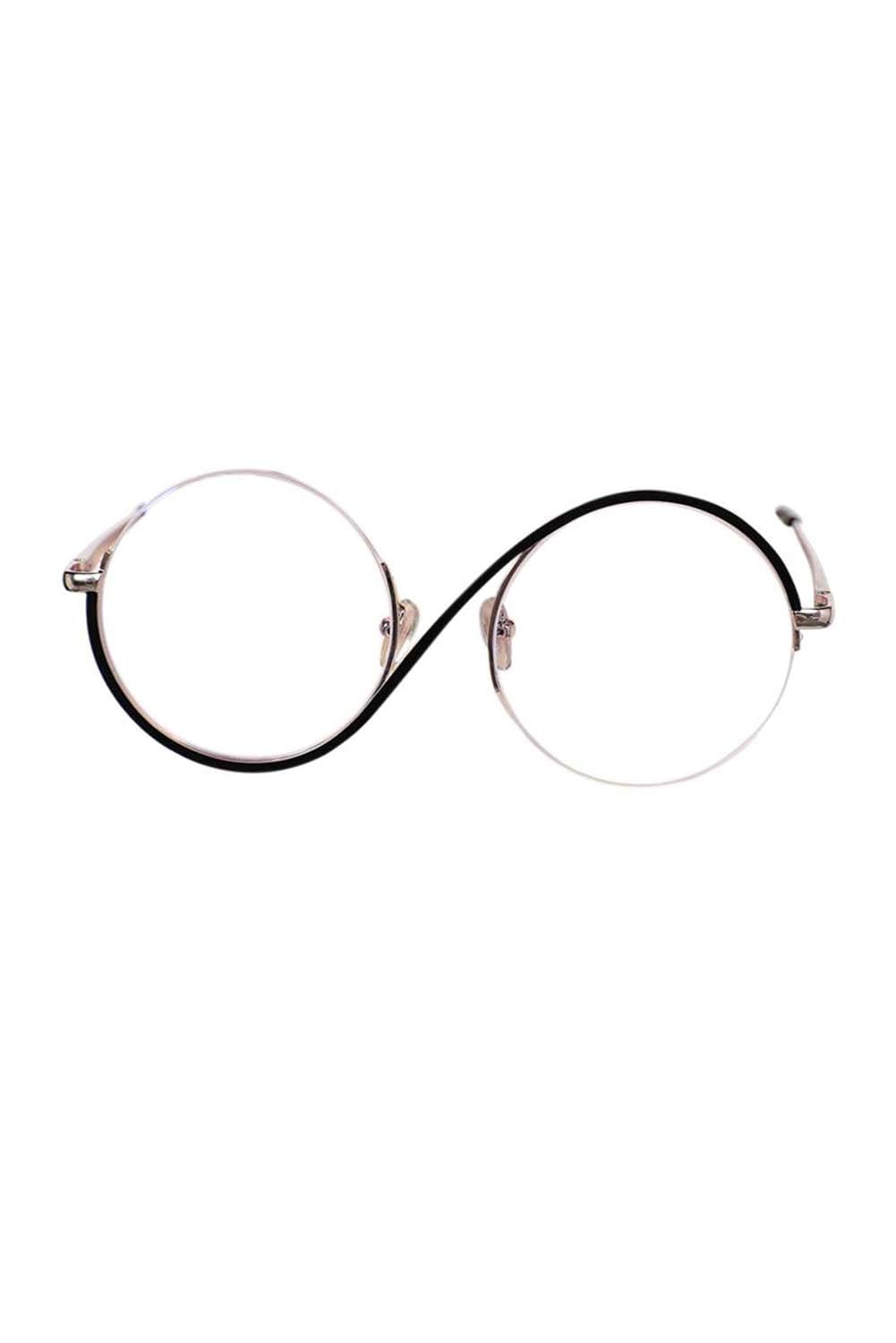 JRCRIN Adult Elphaba Thropp Glasses Costume Cosplay Girls Witch Wizard Black Hat Cap Halloween Cosplay Accessories (Glasses, One Size)
