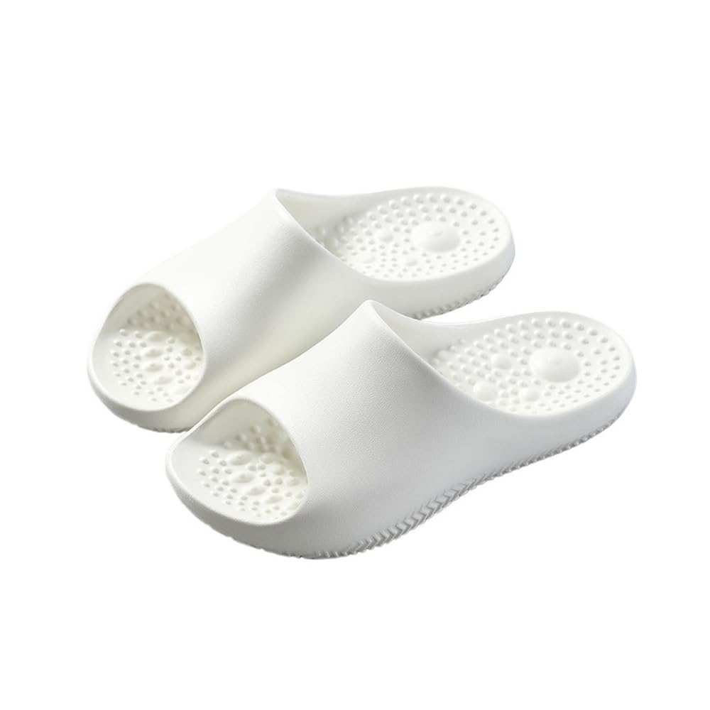 Chaussures de douche ultra légères et souples chaussons EVA blanc 44