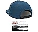 Paramount Outdoors Local 6-Panel Rope Cap Puff Embroidery Local Baseball Cap Hat Comfort Snapback(Slate Blue - One Size)