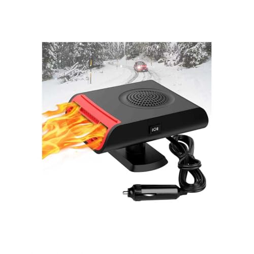 Car Heater-12V Winter Car Heater Kit 150W Anti-Fog Car Defogger With Plug-in Cigarrete Lighter, 2-in-1 Heating/Cooling Windscreen Heater