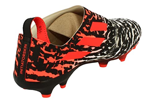 Adidas meskie Glitch Outerskin FG meskie Buty do pilki noznej Soccer Cleats (uk 7.5 us 8 eu 41 1/3, OWHITE/SOLSRED/CBLACK F99841)