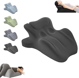Veliqu Sweet Spot Pillow, New Sweet Pillow27°Angle Perfect Position Couple Pillows, Butt Cushion for Couple, Soft Fill for Bed & Couch, Adult Size (Black)