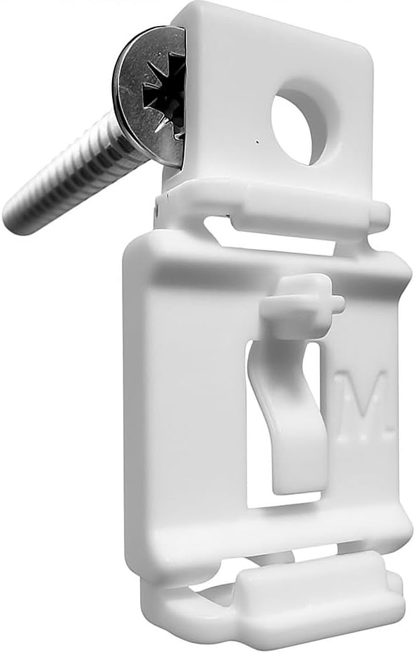 Mikey Professional Plaster Clips – 100 Bi-Directional Mounting Clips + 100 Screws for Mayak Profile | Fast & Accurate Wall Plastering Kit | Heavy-Duty Clips with Adjustable Plumb | Patent Pending