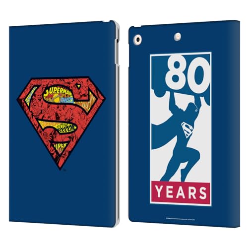 Étui cuir iPad 10.2 Superman DC Comics édition limitée 80e anniversaire Head Case