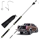 Truck Bed Cargo Retrieval Hook, Cargo Grabber Reach Retriever Tool Adjustable 34-74inch wear-Resistant complimentary Storage Bag Professional Truck Bed Reach Tool Convenient and efficient Pickup