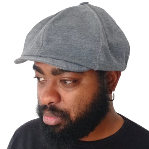 Boina Masculina Estilo Jornaleiro/Peaky Blinders (Cinza Escuro Mescla)