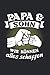 Produktbild Papa & Sohn Wir können alles schaffen: Papa & Sohn Notizbuch 6' x 9' Partnerlook Familie Geschenk