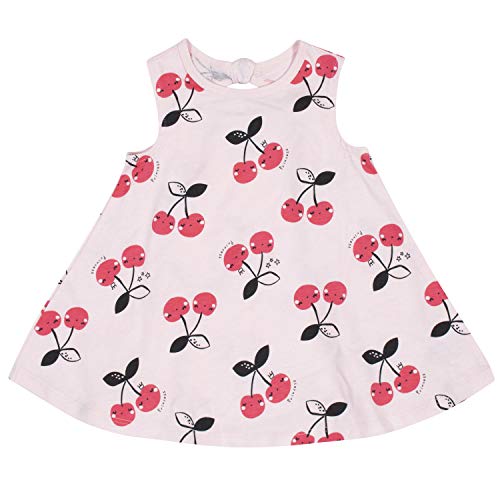 Gerber Baby Girls' 3-Piece Sundress, Diaper Cover And Hat Set-Closeout, Cherry, 4T #TOP5