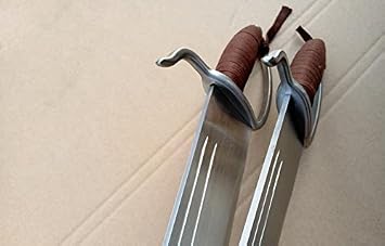 Kung Fu Wing Chun Bart Cham Dao,Yewen Double Knives,Stainless Steel Blade and handguard