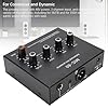 Elprico Microphone Preamp Mic Booster,3 Input Max 60db Gain 48V Power Supply,Mic Pre Amp for Dynamic Condenser XLR 3.5mm 6.35mm Inputs Outputs (With 3.5mm Sound Cable) #5