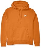 Nike Club Fleece Hoodie (Desert Orange, L)