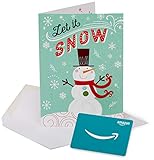 Amazon.com Gift Card in a Happy Sowman Greeting Card