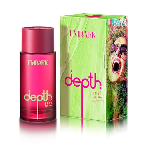 Image of EMBARK Depth Beat Long Lasting Perfume for Women | 100ml Eau De Parfum | Oriental Fruity Premium Fragrance | Gift for Women