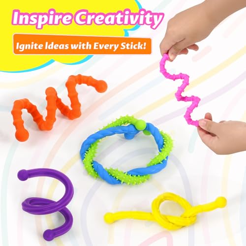 Sensory Fidget Toys for Kids with Autism & ADHD - Christmas & Birthday Stocking Stuffers Gifts for Boys & Girls & Teen & Adults, Quiet Fidget Toys for Classroom Calm Down Corner, Road Trip Essentials - Image 5
