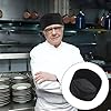1pcs Adjustable Chef Hat, Breathable Mesh Skull Cap for Kitchen, Cooking, Bakers & Food Service ,Unisex Professional Catering Beanie (Black) #4