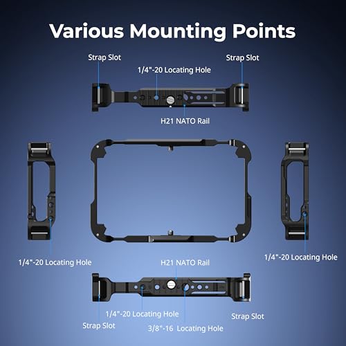 Cage Moniteur SMALLRIG Fixation Câbles pour Tournage Extérieur Atomos Ninja - 3