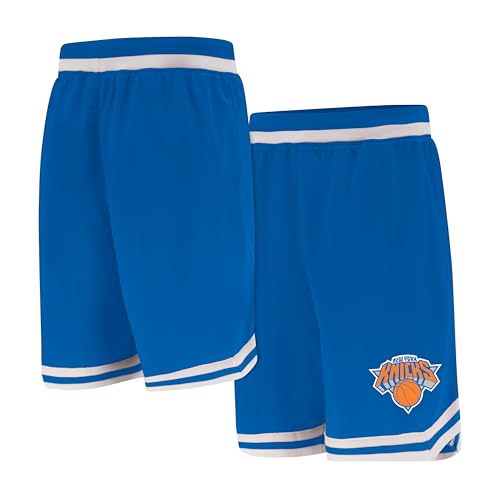 Ultra Game NBA Official Mens Supreme Basketball Training Shorts - Unisex New York Knicks Team Color Small