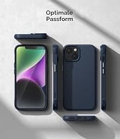 Ringke Onyx für iPhone 14 Plus Hülle, [Griffig] rutschfest Anti-Fingerabdruck Stoßfest Kratzfest Passgenau Stilvoll Handyhülle mit Präzisen Ausschnitten - Navy – Ansicht 7