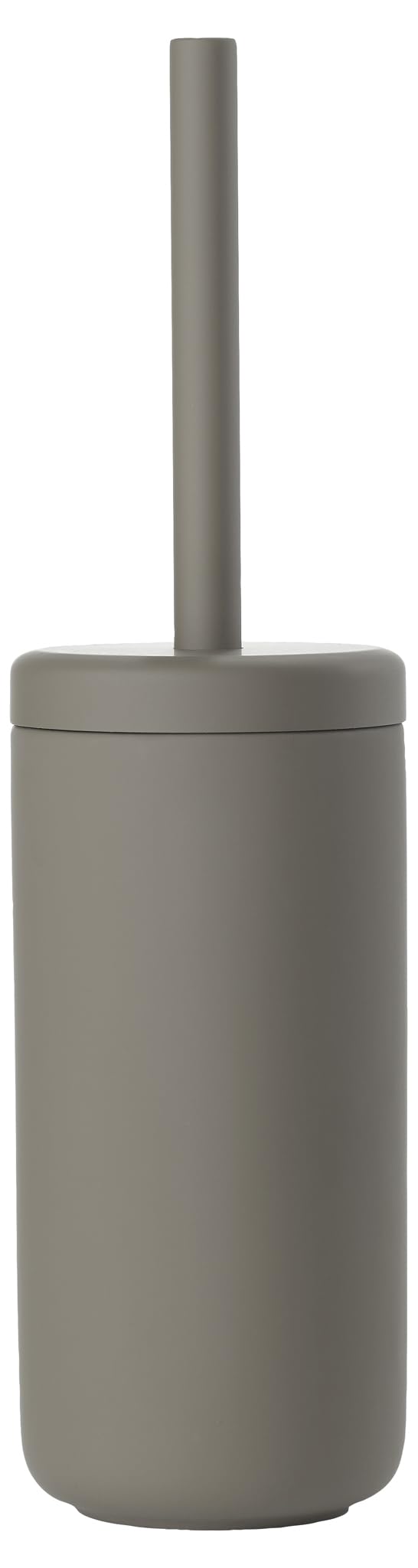 Zone Denmark - Ume Toilet Brush - 10 x 38.5 cm - Stoneware - Elegant Japanese Design - Internal Drainage Cup - Taupe