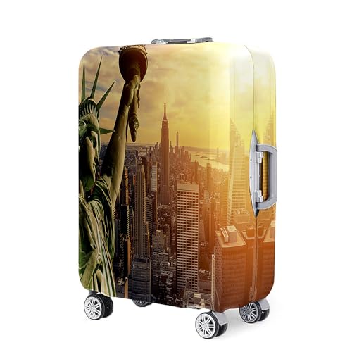 Mateju Housse Valise Imprimée Ville 3D Housse de...