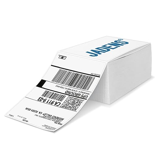 JADENS Thermal Labels, 500pcs 4×6 Shipping Labels
