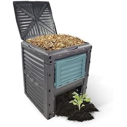 Cajones Grandes Para Huerto Mobiclinic®, Compostador de jardín, Biobin, Sin Gastos adicionales, 300L, Eco-Friendly, Transformador de residuos, Sin Herramientas, Rejillas de ventilación, Convierte residuos en abono Natural.