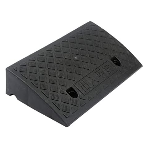 adgbd Rubber Ramps Portable Lightweight Curb Ramps - Heavy Duty Plastic Threshold Ramp Kit Set For Driveway, Loading Dock, Sidewalk, Car, Truck, Scooter, Bike, Motorcycle, Wheelchair Mobility 5cm/7cm Cover