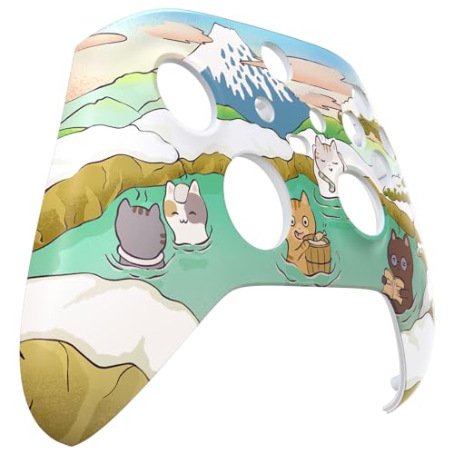eXtremeRate Custom Shell for Xbox Series X & S Controller - Revitalize Your Control - Hot Spring Kitties Replacement Cover Front Housing Cover for Xbox Core Controller by eXtremeRate - Used condition - Image 4