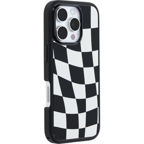 Image of OtterBox iPhone 16 Pro Symmetry Series Case - Wavy Charcoal Black -