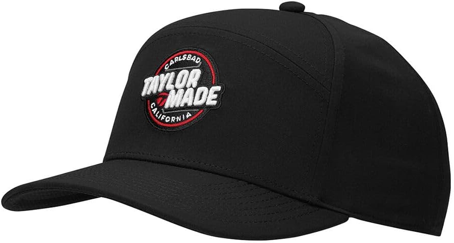 TaylorMade 2024 Horizon Fermi Snapback Hat, XS (US, Alpha, X-Small, Black)
