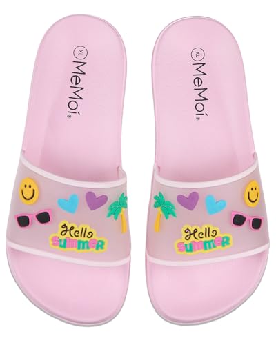 MeMoi Boys and Girls Super-Soft Cushioned Hello Summer Slide Sandal2