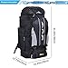 Pastoralist Camping Backpack, 100L Tear and Water-Resistant Hiking Backpack, Multi-Pocket Camping Rucksack with Zipper, Camping Bag for Men and Women Travel Outdoor, Hiking Backpack