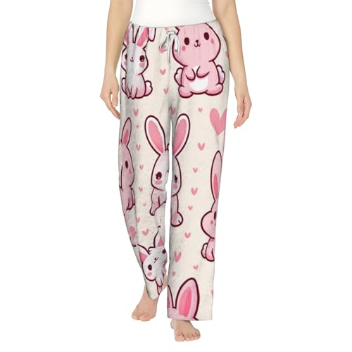 Pantalon de pyjama en polaire lapin pour vos soirées cocooning