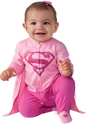 Rubie's baby girls Dc Comics Superhero Style Supergirl Costume Party Supplies, As Shown, 6-12 Months US