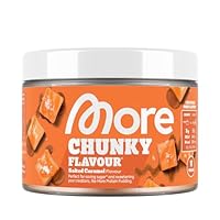 MORE Chunky Flavour, Salted Caramel, 150 g, vegan, Geschmackspulver zum Süßen, ohne viel Zucker und Kalorien, mit Inulin und Laktase - made in Germany