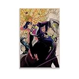 NVTTYIA Anime-Wandkunst-Poster, JoJos Bizarre Abenteuer-Druck, bunte Charaktere, Kunstwerk, einzigartige Heimdekoration, Manga-inspirierte Kunst, dekoratives Poster für Wohnzimmer oder Schlafzimmer, 2