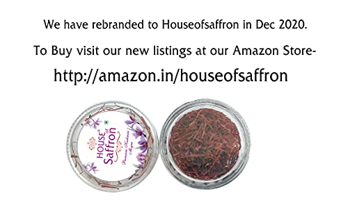House of Saffron Pure Kashmir Saffron 0.5gram
