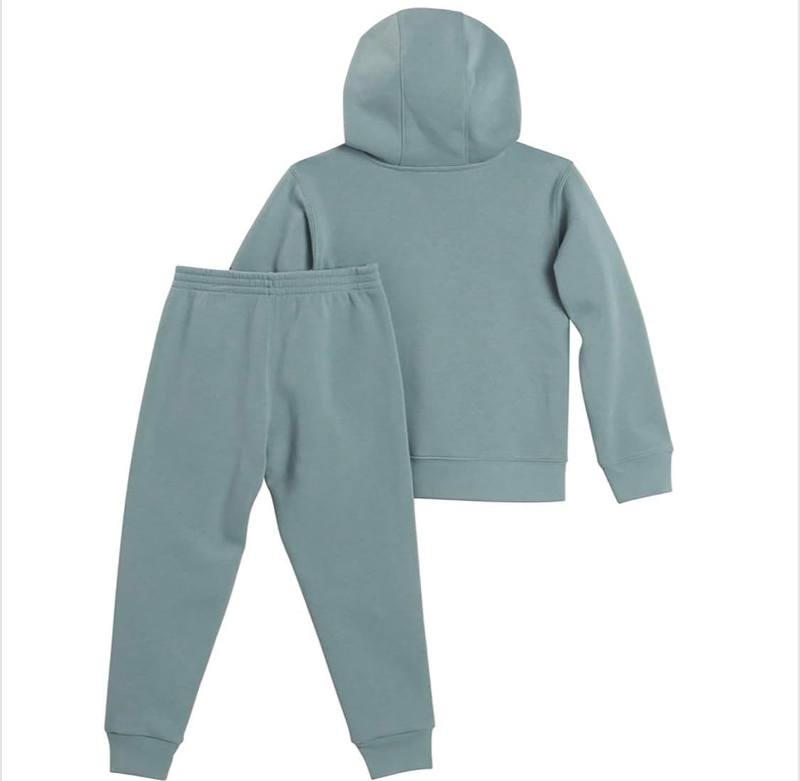 Carhartt Little Boys' or Girls 2-Piece Long Sleeve Sweatshirt and Fleece Pant Set | Patina (Med Green) | Unisex | Youth Size 6X